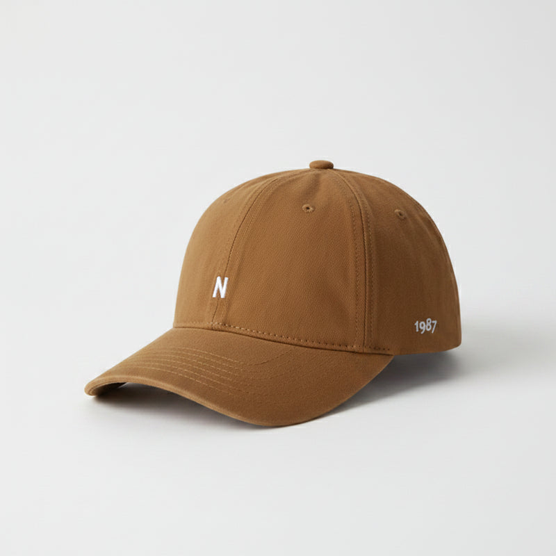 Sterling™ N Letter Duckbill Cap Cotton Blend Embroidered Crown