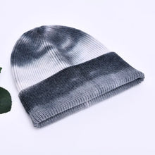 Sterling Aurielle Tie Dye Cashmere Beanie with Fur Pom™