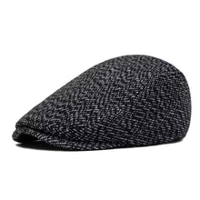 Sterling Tweed Flat Cap™ Herringbone Wool Blend Crown