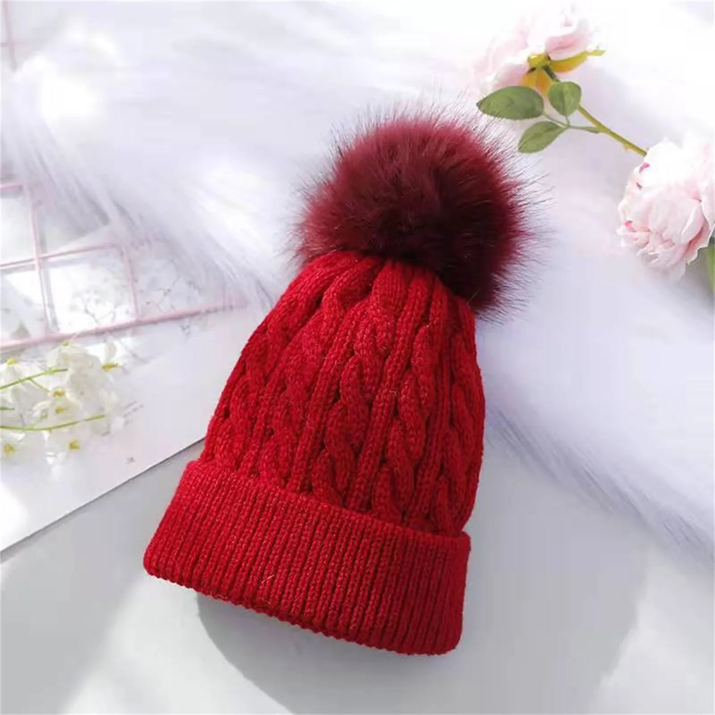 Sterling Norelle Warm Plush Knit Cap™  With Brimless Stretch Fit