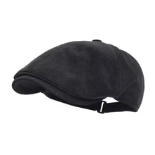 Sterling Autumn Winter Faux Leather™ Newsboy Cap PU Flat Brim