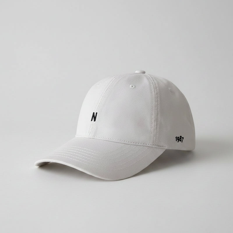 Sterling™ N Letter Duckbill Cap Cotton Blend Embroidered Crown