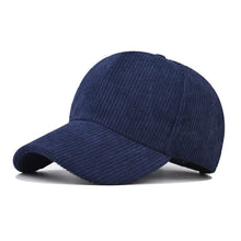 Sterling Corduroy Baseball Cap With Adjustable Buckle Closure