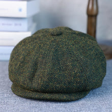 Sterling Ashbourne Newsboy Cap™ In Wool Blend With Octagonal Crown