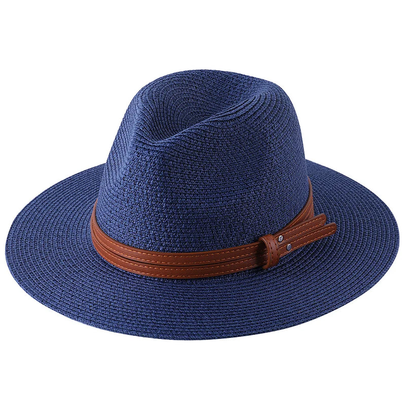 Sterling Ivory Coast™ Straw Fedora Buckle Band