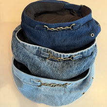 Sterling Denim French Style™ Pumpkin Beret Chain Detail