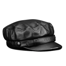 Sterling Leather Sailor Cap™ Soft Cowhide With Belted Accent