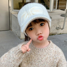 Liora Kids Earflap Cap™ Acrylic Knit Bow Detail