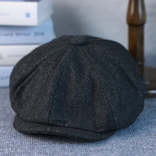 Sterling Ashbourne Newsboy Cap™ In Wool Blend With Octagonal Crown