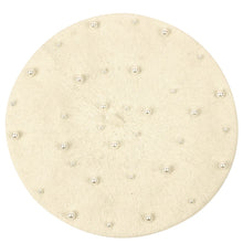 Sterling Celestine Wool Beret™ with Pearl Bead Detail