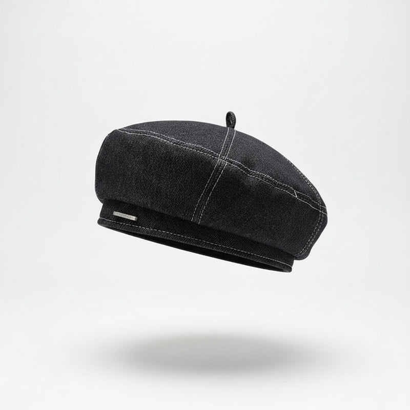 Sterling M526 Denim Look Beret with Metal Accent™