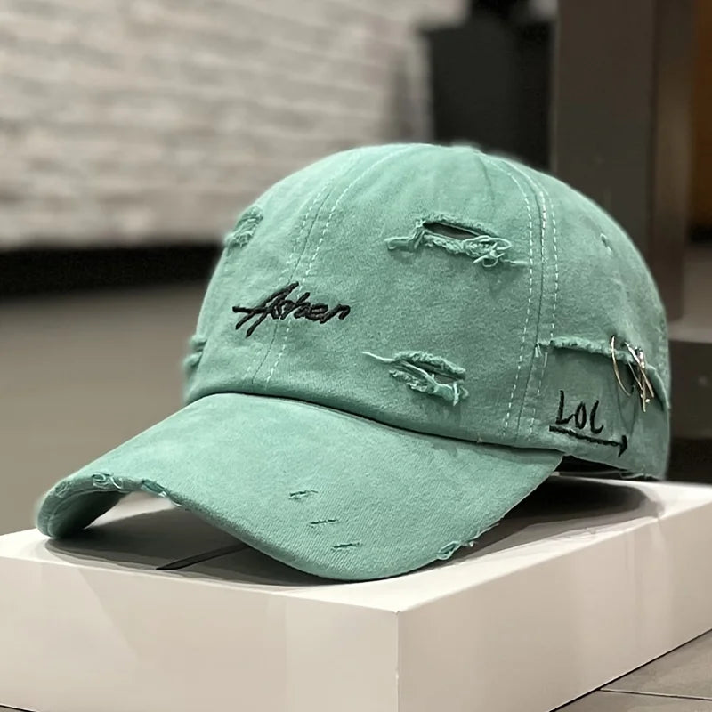 Sterling Retro Perforated Duckbill Cap™ Fabric Vent Detail