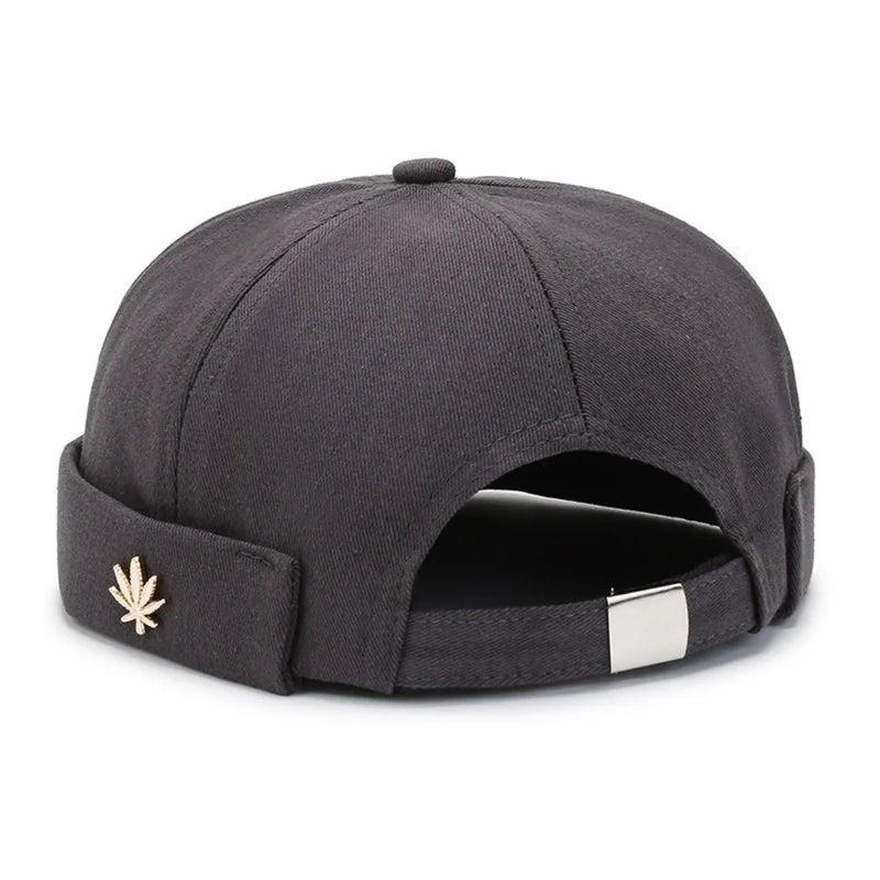 Sterling Metal Maple Leaf Curved Brim Cap™ Fabric Adjustable