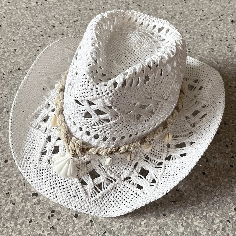 Sterling Ocean Drift™ Straw Cowboy Hat Shell Band