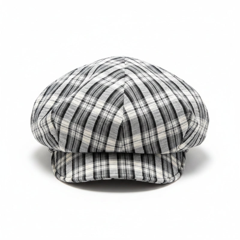 Sterling Mirelle Plaid Beret™ Soft Brim Octagonal Crown