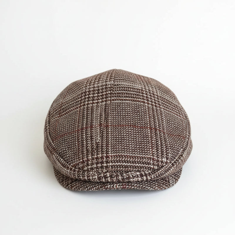 Sterling Casual Plaid Newsboy Cap™ Polyester Tweed Adjustable Fit