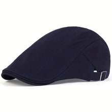 Sterling Vintage Patchwork Flat Cap™ Washed Fabric Paneled Visor