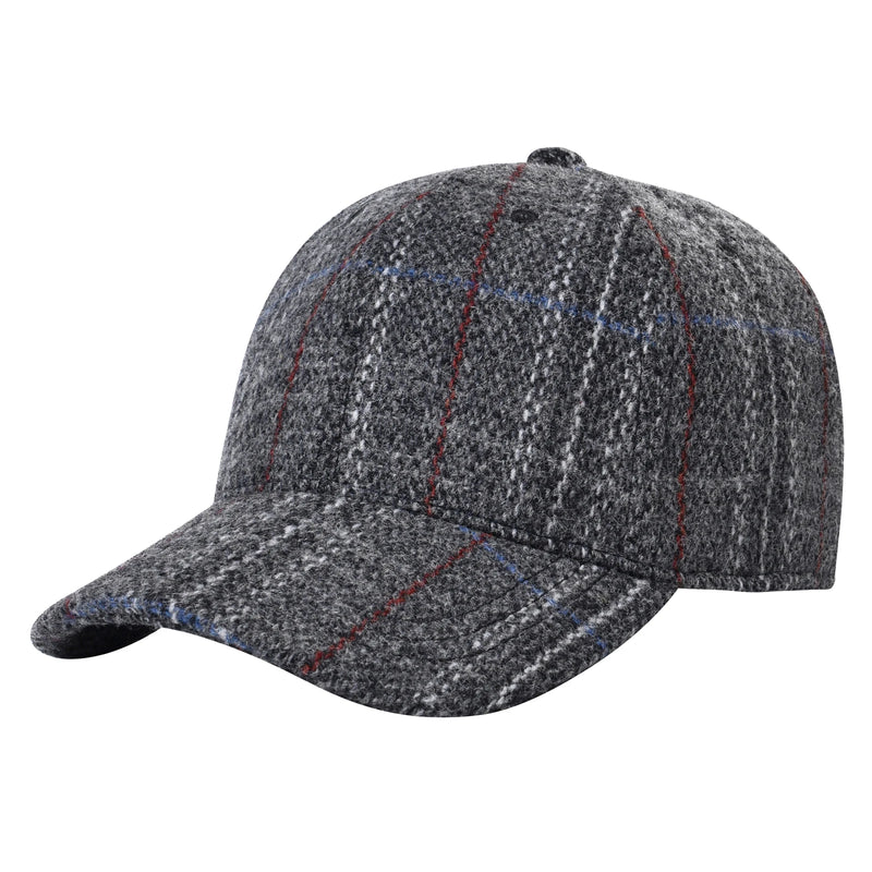 Sterling Hawthorne Wool Tweed Baseball Cap™   With Soft Crown