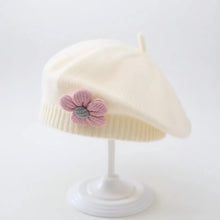 Sterling Petalyn Baby Beret™ with Floral Accent