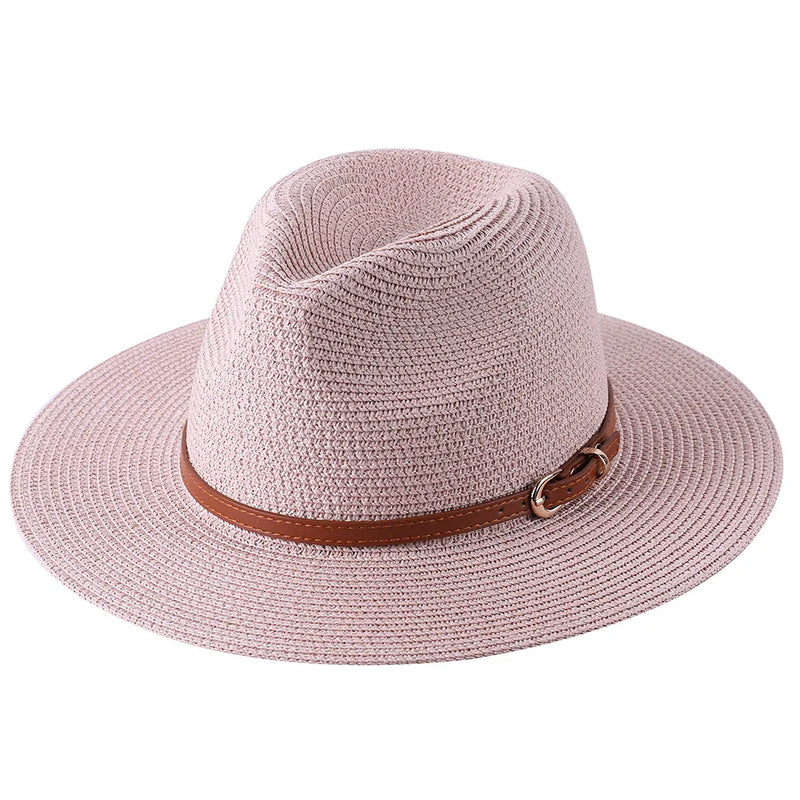 Sterling Ivory Coast™ Straw Fedora Buckle Band