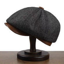 Sterling Aldren Sheepskin Newsboy Cap™  With Octagonal Crown