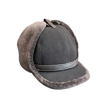 Sterling™ Leather Bomber Cap Lamb Wool Lined Earflaps