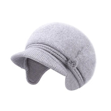 Sterling Winter Hat™ Set Curved Brim Lined Beanie Flower Detail Neck Warmer
