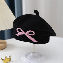 Sterling Liora Kids Knit Beret™ with Bow Detail