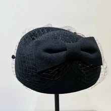 Sterling Elegant Socialite Woolen Mesh Beret™  With Sculpted Shell Crown