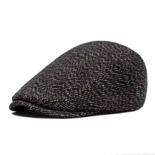 Sterling Tweed Flat Cap™ Herringbone Wool Blend Crown