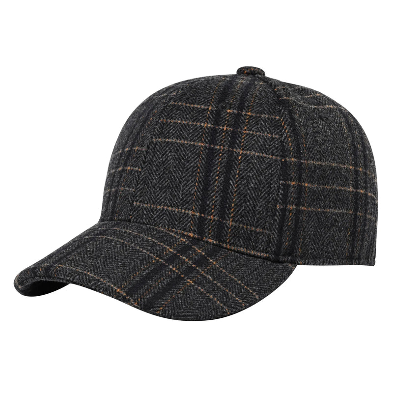 Sterling Hawthorne Wool Tweed Baseball Cap™   With Soft Crown