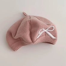 Sterling Roselyn Baby Wool Knit Beret™ with Bow Detail