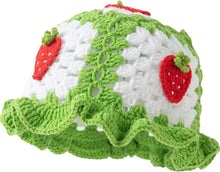 Sterling Strawberry Crochet Bucket Hat™ - Packable Style