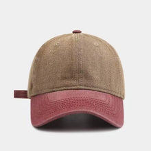 Sterling Riverton Baseball Cap™ Three Panel Cotton Color Block Letter Detail