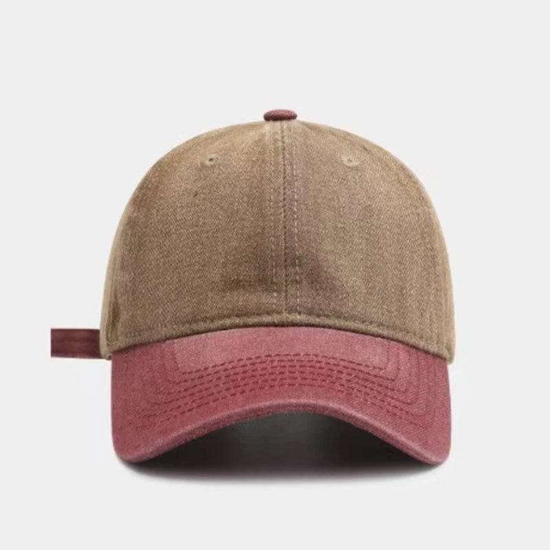 Sterling Riverton Baseball Cap™ Three Panel Cotton Color Block Letter Detail