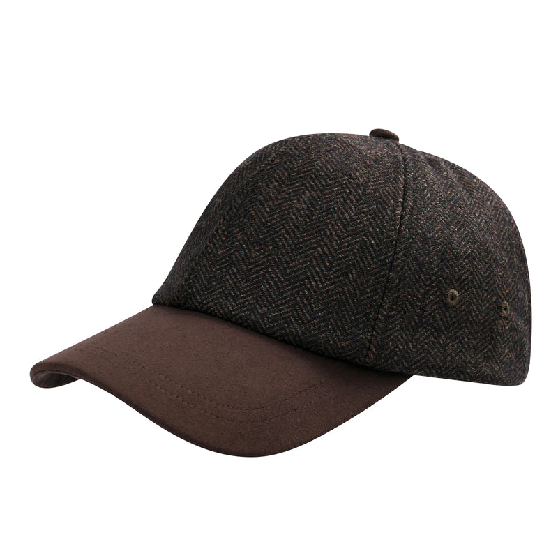 Sterling Hawthorne Wool Tweed Baseball Cap™   With Soft Crown