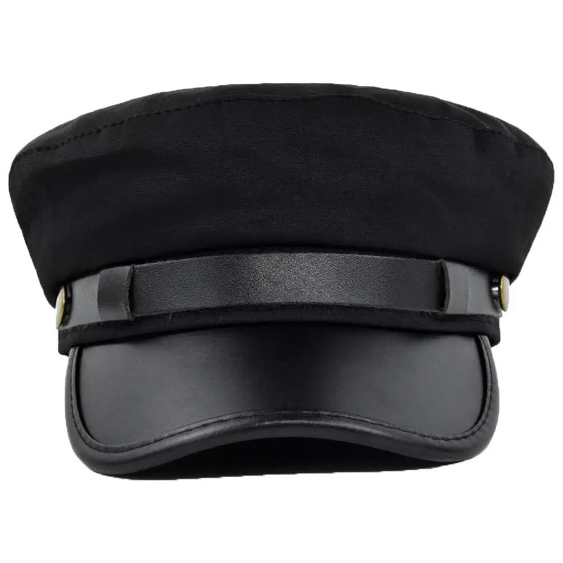 Sterling Sailor Cap Structured Military Design™ With Decorative Strap