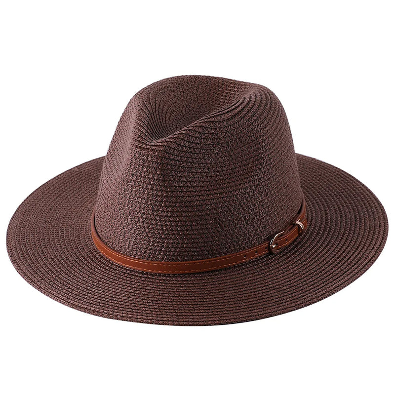 Sterling Ivory Coast™ Straw Fedora Buckle Band