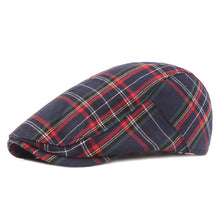 Sterling Fine Stripe Lattice Beret™ Plaid Duckbill Brim