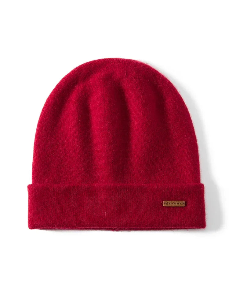 Sterling Warm Beanie™ 100% Cashmere Double Layer Knit