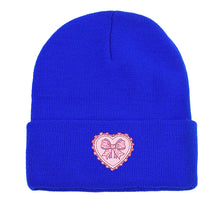 Sterling™ Pink Bow Love Cuffed Beanie
