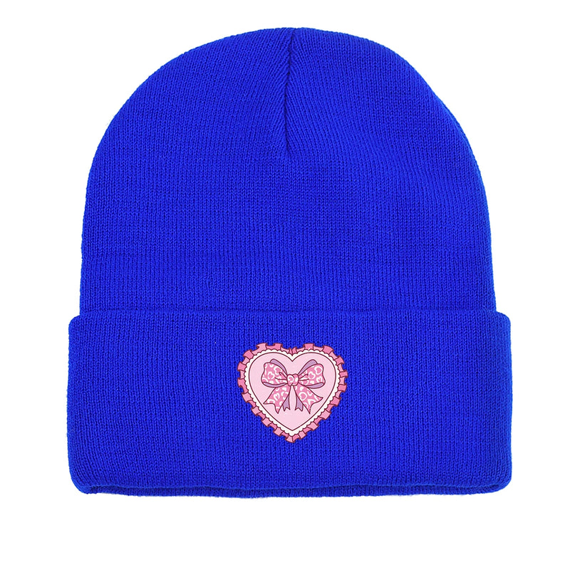 Sterling™ Pink Bow Love Cuffed Beanie