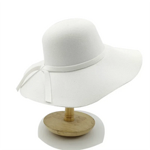 Sterling Wide Brim Fedora Hat™ Elegant Allure Felt Band