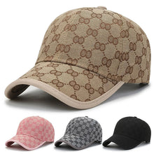 Sterling Noir Grid™ Signature Cap Curved Fabric Pattern Weave