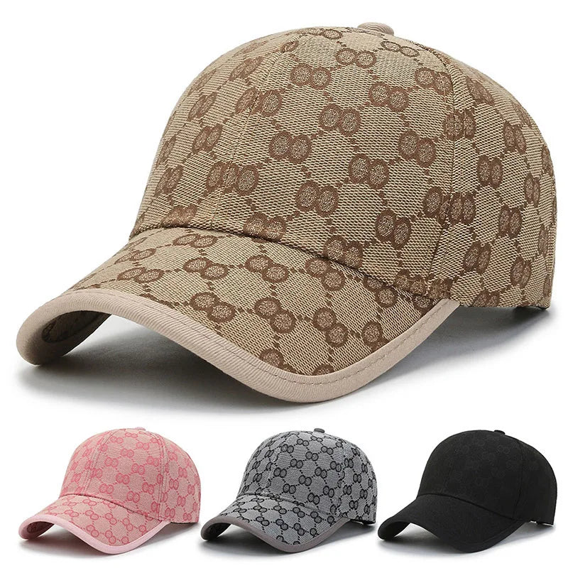 Sterling Noir Grid™ Signature Cap Curved Fabric Pattern Weave