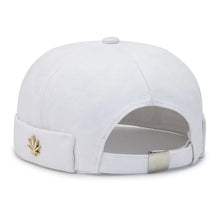 Sterling Metal Maple Leaf Curved Brim Cap™ Fabric Adjustable
