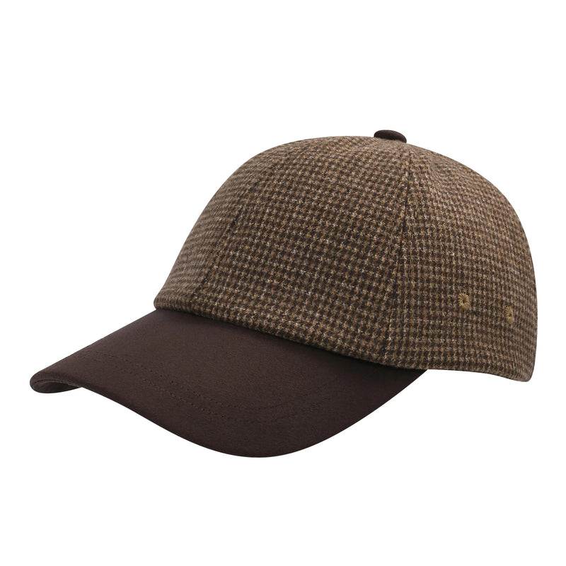 Sterling Hawthorne Wool Tweed Baseball Cap™   With Soft Crown