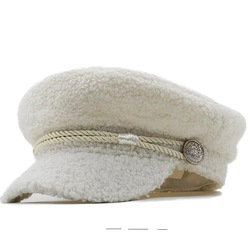 Sterling Textured Lamb Wool Sailor Cap™ Octagonal Soft Trim