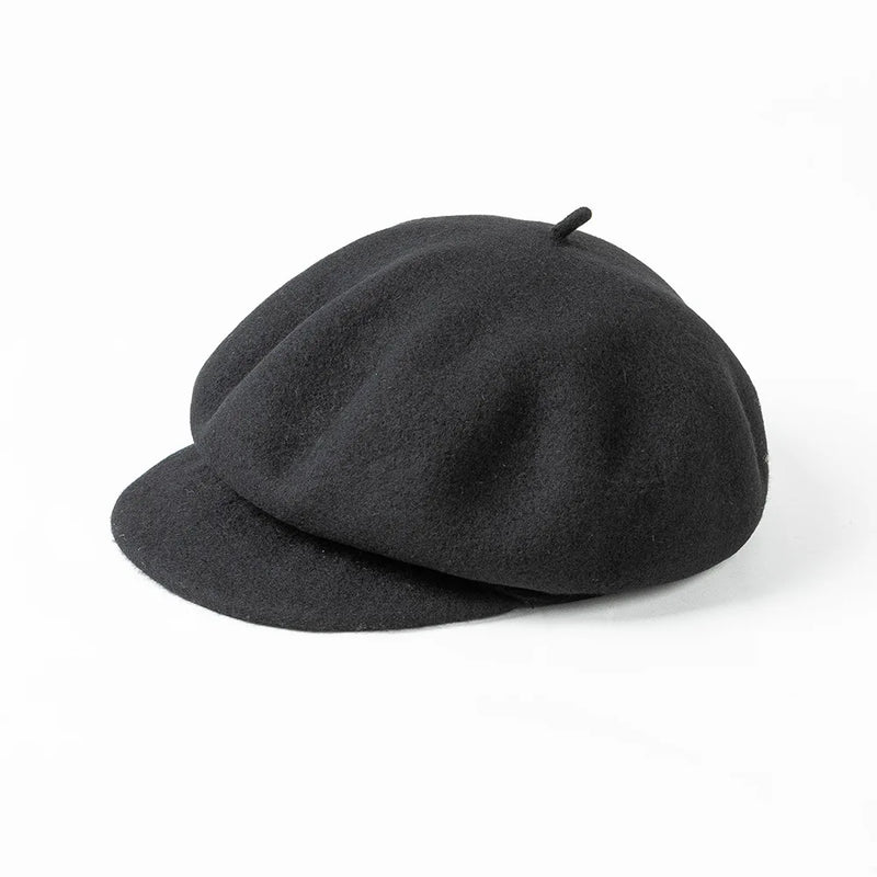 Sterling Solenne Wool Newsboy Cap™ Adjustable French Crown