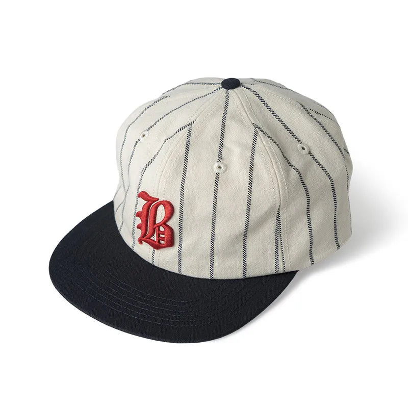 Sterling™ Heritage Stripe Baseball Cap Yarn Dyed Two Tone Panels